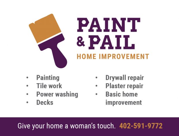 Paint and Pail asked for a promotional magnet for its painting company, making mention that they are women contractors