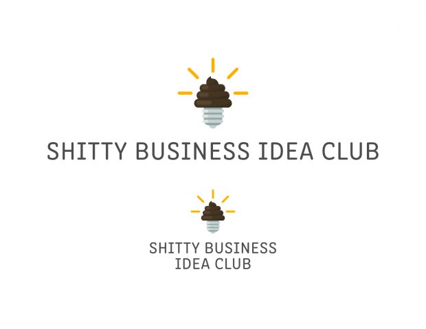 A soon-to-be public website where people can submit their shitty business ideas needed a logo