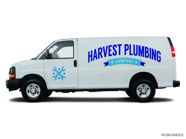 Harvest Plumbing needed a company logo to be used on its van, website and business cards