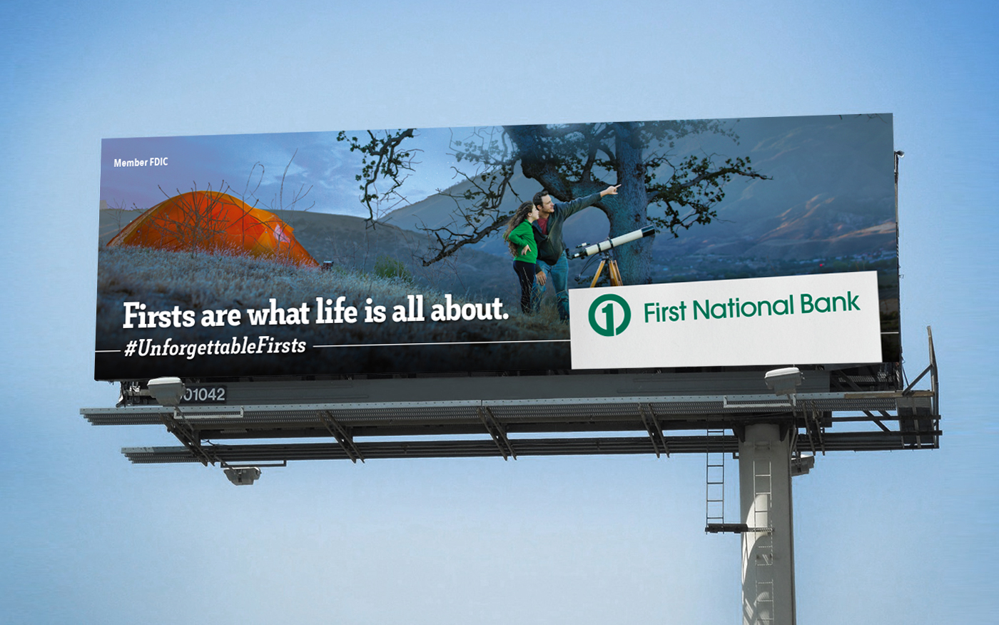 Unforgettable Firsts Telescope Out-of-Home Billboard