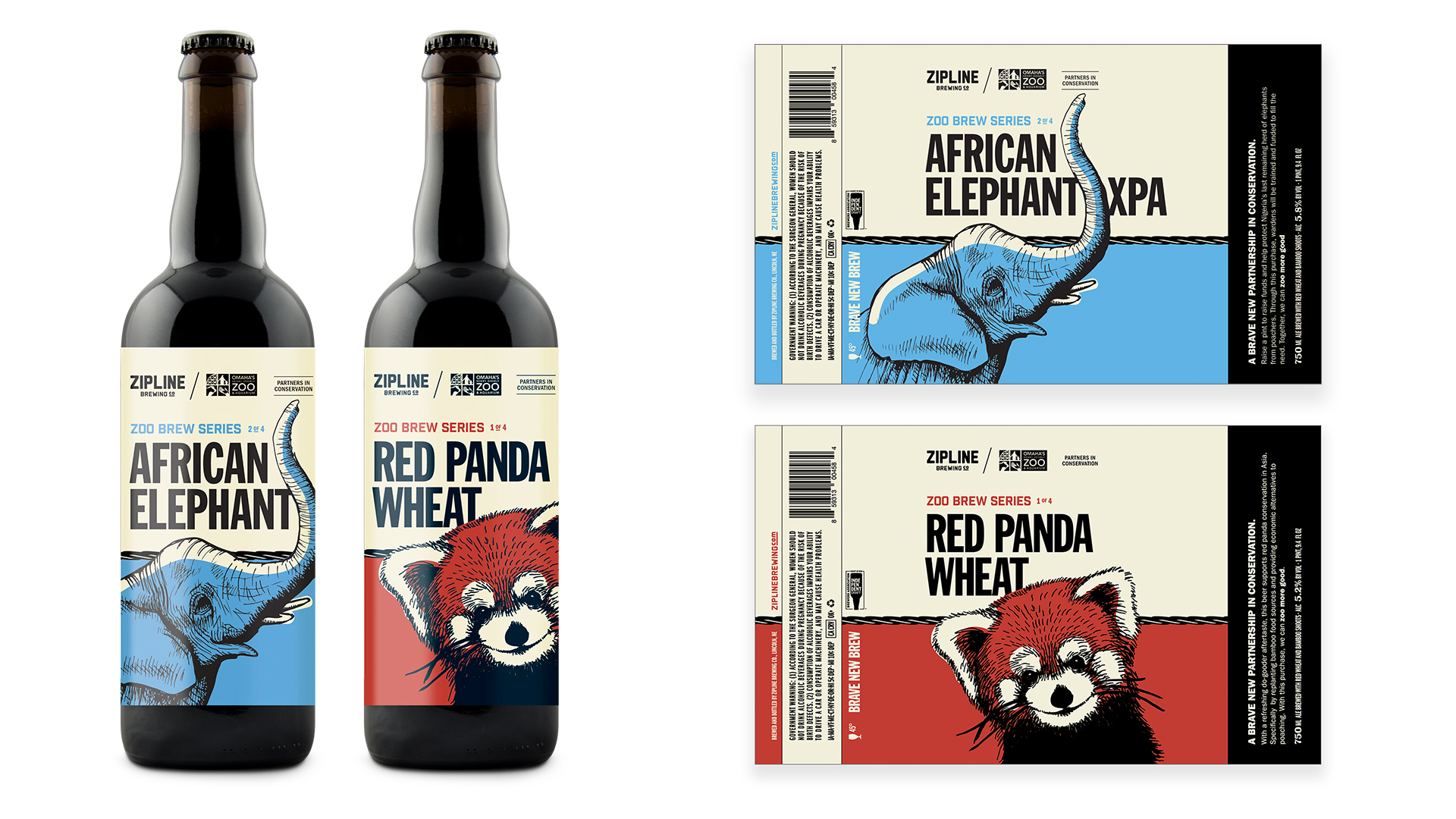 Zoo Conservation Series Beer Bottles