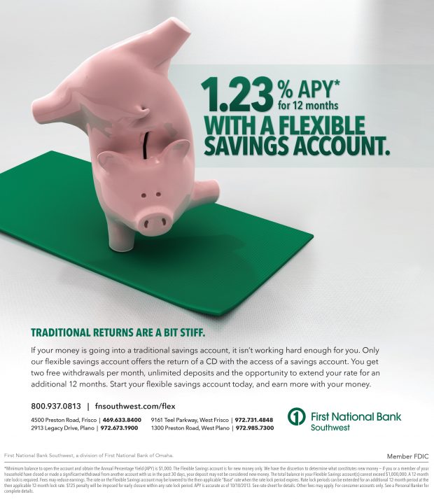 First National Bank Flexible Savings – Bozell