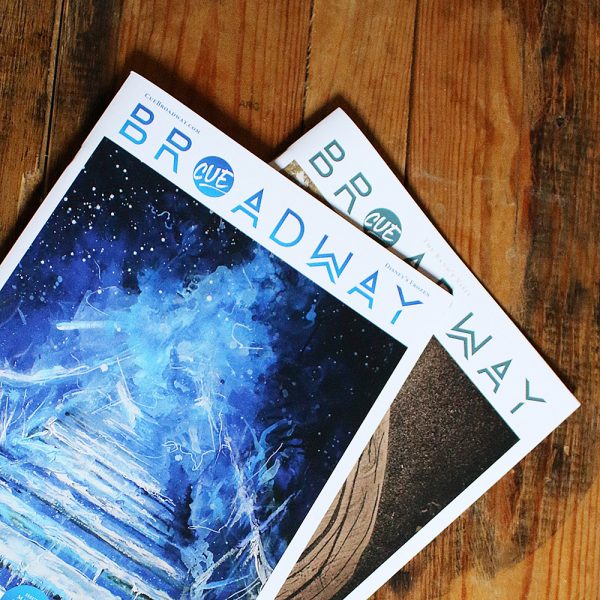 Two Cue Broadway Magazine for Disney's Frozen and The Band's Visit